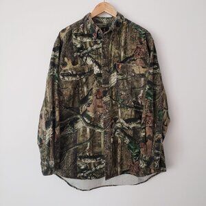 Browning Mossy Oak Breakup Infinity Camo Button Down Shirt XL